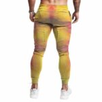 Flat Color Tie Dye Marijuana Leaf Design Stylish Joggers