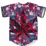 Floral Pattern 420 Marijuana Kush Leaf Weed Baseball Jersey