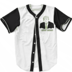 Former President Trump Stay High Tribute Funny Baseball Jersey
