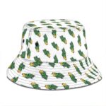 Funny Marge Simpson 420 Kush Hair Pattern Bucket Hat