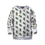 Funny Marge Simpson Kush Hair Pattern Kids Sweatshirt