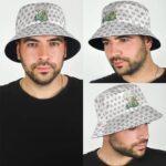 Funny Stoner Weed Bud Smoking Joint Cartoon Bucket Hat