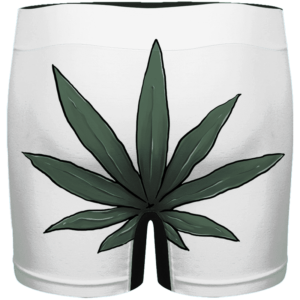 Funny Weed Smiley Art 420 Marijuana Men's White Underwear