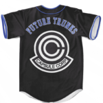 Future Trunks Blasting Nug Capsule Corp Stylish Baseball Jersey