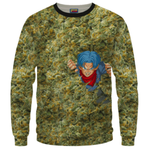 Future Trunks Stuck in a Pool of Marijuana Kush 420 Crewneck Sweater