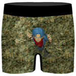 Future Trunks Stuck in a Pool of Marijuana Kush 420 Men's Boxers
