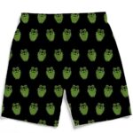 Gentleman Weed Beard Marijuana 420 Kush Black Beach Shorts