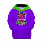 Get Stoned Art Stylish Marijuana Weed Joint Logo Kids Hoodie