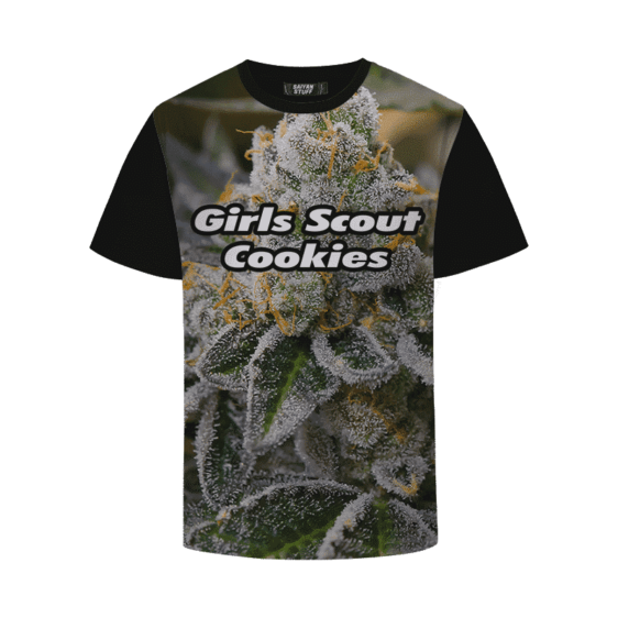Girls Scout Cookies Strain Cool Real Strain Portrait T-Shirt