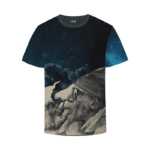 Grandpa Smokes Out The Galaxy Cannabis Themed T-Shirt