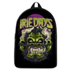 Green Gorilla Smoking Blunt Irie Days Most Awesome Backpack