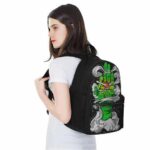 Green Hand Smoking A Spliff of Weed Dopest Coolest Backpack