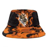 Happy Go Lucky Gorilla Smoking Weed Badass Bucket Hat