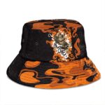 Happy Go Lucky Gorilla Smoking Weed Badass Bucket Hat