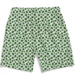 Graffiti Style Font All White 420 Weed Dope Pattern Boardshorts