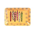 Hey Weeds Your Birthday Joint Marijuana Herb Rolling Tray