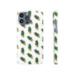 High Marge Simpson Red Eyes Kush Hair Pattern iPhone 13 Case