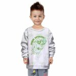 High Spirits Funny Ghost Smoking Spliff Kids Pullover Sweater