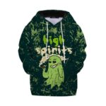 High Spirits Ghost Smoking Weed Grunge Look Kids Hoodie