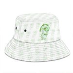 High Spirits Stoner Ghost Smoking Weed Pattern Bucket Hat