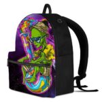 Hip Alien with a Huge Bong Galaxy Floating Dopest Backpack