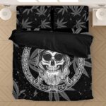 Pass Joints Not Judgements Cool Black & Green Bedding Set