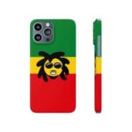 Hipster Rastaman Emoji Cool 420 Marijuana iPhone 13 Case