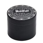 Honeypuff Geometrical Pattern Art Black Weed Herb Grinder