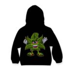 I'm Stoned Not Stupid Badass 420 Marijuana Kids Hoodie