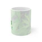 It's 420 Somewhere Cannabis Leaves Art Ceramic Coffee Mug