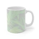 It's 420 Somewhere Cannabis Leaves Art Ceramic Coffee Mug