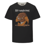It's Medicinal Stoned Smoking Taurus Dope Black T-shirt
