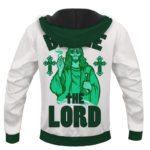 Jesus Smokes Blaze The Lord Funny Art 420 Marijuana Adult Pullover Hoodie
