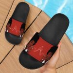 Jimi Hendrix Smoking Weed Joint Simple Art 420 Slide Sandals