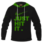 Just Hit It Nike Inspired 420 Marijuana Adult Pullover Hoodie