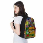 Just Hit It Spliff Colorful Trippy Background Epic Backpack