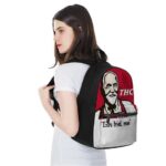 KFC Spoof Marijuana Hemp THC Dope White Backpack