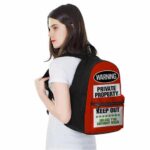 Keep Out Unless You Brought Weed Awesome Red Backpack