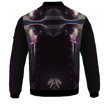 Kendrick Lamar Digital Art Pixel Smoking 420 Marijuan Bomber Jacket Back