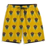 King Of Marijuana Awesome Seamless Pattern 420 Men's Shorts
