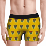 King Of Marijuana Awesome Seamless Pattern 420 Men's Brief