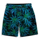 420 Marijuana Kush Blue Green Fantastic Men's Boardshorts