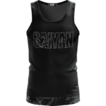 Kush Collective Marijuana Saiyan Logo Black Awesome Tank Top