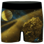 Kush Galaxy Asteroid Weed Nug 420 Marijuana Men's Underwear