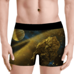 Kush Galaxy Asteroid Weed Nug 420 Marijuana Men's Underwear