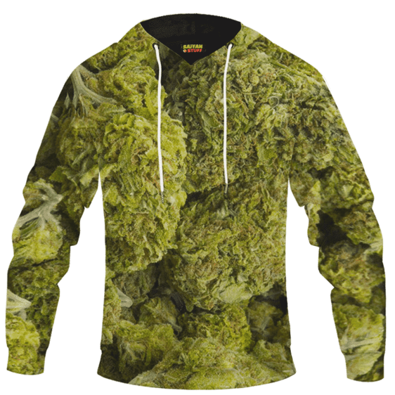 Kush Marijuana Nug Awesome All Over Print Hoodie