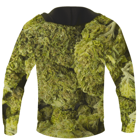 Kush Marijuana Nug Awesome All Over Print Hoodie - BACK