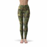Camouflage Cannabis Leaves Dope Leggings