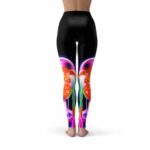 Psychedelic Human Art Trippy Black Yoga Pants