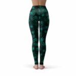 Classic Marijuana Leaf Over All Pattern Leggings